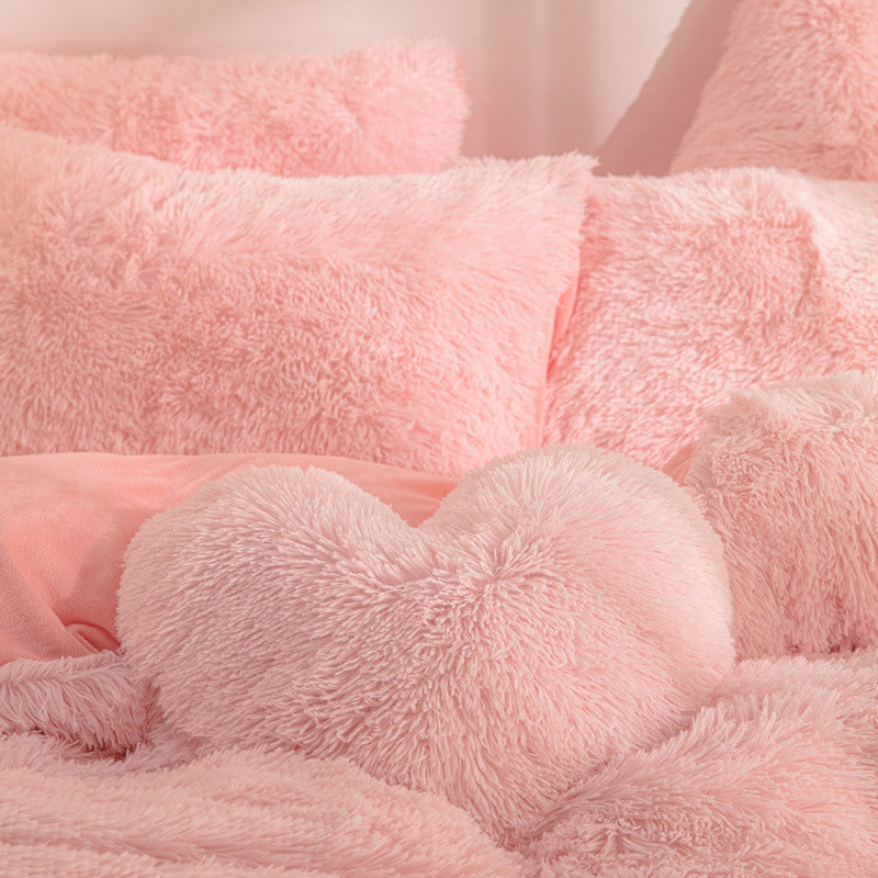 🔥Limited-Time Offer!🛏️Winter Plush Bedding Set – 4-Piece Warm & Cosy Set, Turn Your Bed Into a Snug Winter Retreat ✨