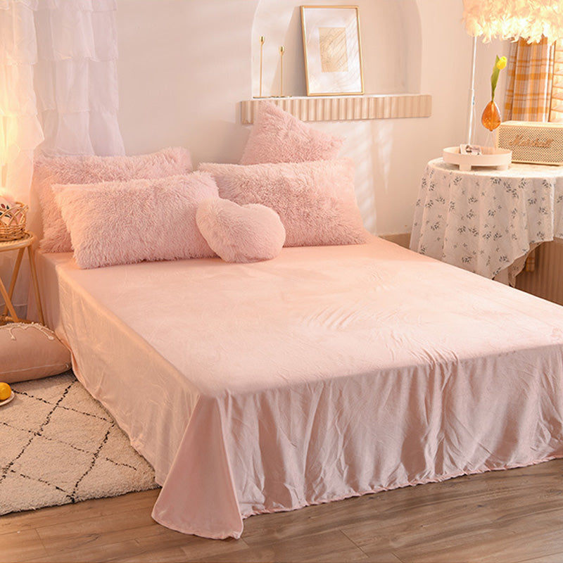 🛏️ 50% OFF! 🎁 Winter Plush Bedding Set – 4‑piece, warm & cozy ✨