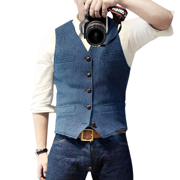 ✨🔥Hot Sale Offers-Men's Slim Fit Casual Business Vest