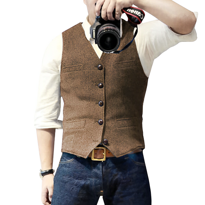 ✨🔥Hot Sale Offers-Men's Slim Fit Casual Business Vest
