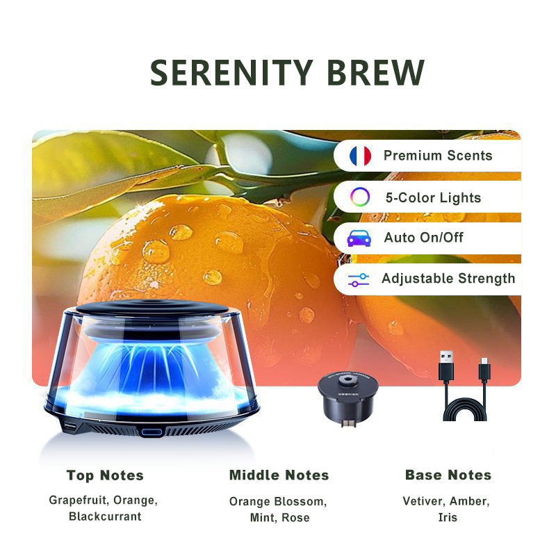 Rechargeable Smart Car Mist Diffuser