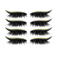 2 in 1 Eye Shadow and Eyelash Stickers with Glitter