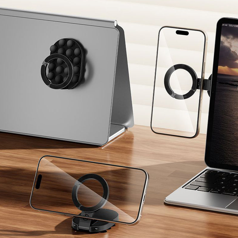 📱New Arrivals 50% OFF🧲Multi-Functional Magnetic & Suction Phone Stand – Strong Grip, 360° Rotation & Perfect for Car, Desk & Kitchen 🚗