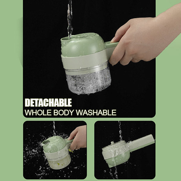 📢📢 50% OFF🔪4 In 1 Handheld Electric Vegetable Cutter Set