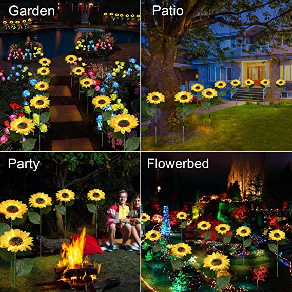 🌻☀️ LIMITED-TIME OFF! 3-Head Solar Sunflower Garden Light – Realistic Petals, IP65 Weather Resistance & Warm White Glow ✨