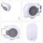 Invisible retractable clothesline with double line