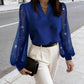 🎁New arrival 50% OFF💥V-Neck Top with Sheer Sequin Sleeves
