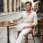 🥳2026 HOT SALE🥳💞50K+ SOLD!☀️☕50% OFF! Men's Casual Wide-Leg Pants – Breezy pleated front, easy pull-on style. Dress up or down for any summer day. A wardrobe essential. 👖🕊️