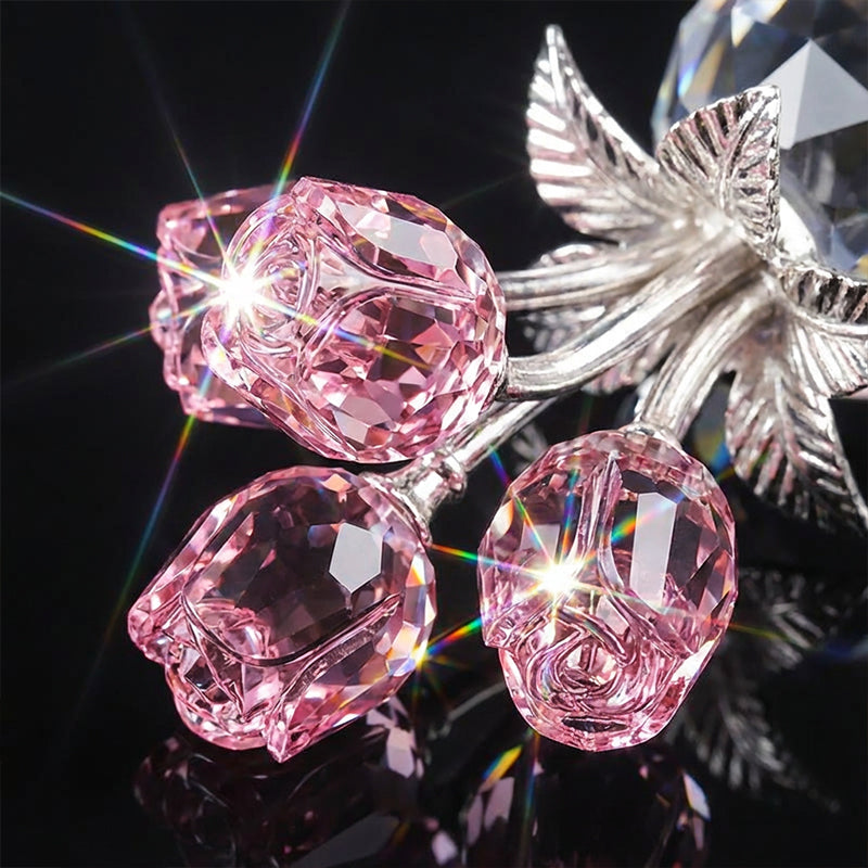 💎 60% OFF! 💎 Everlasting Crystal Rose in Vase – Handcrafted Sparkling Keepsake, Fade-Resistant & Perfect Gift 🌹✨