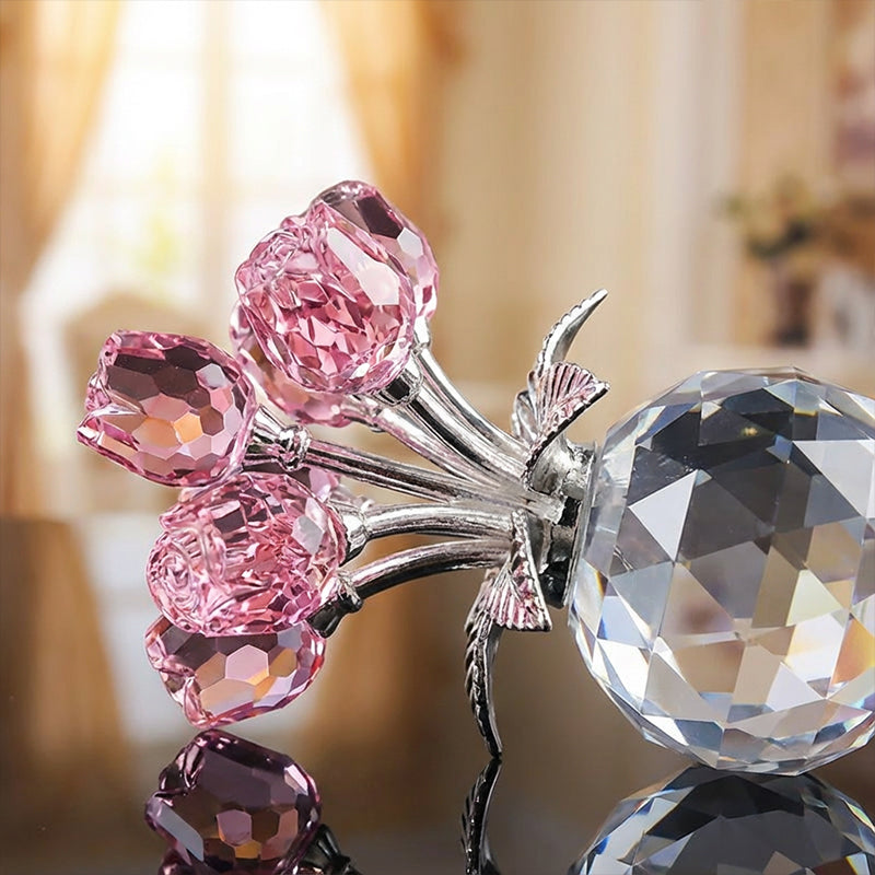 💎 60% OFF! 💎 Everlasting Crystal Rose in Vase – Handcrafted Sparkling Keepsake, Fade-Resistant & Perfect Gift 🌹✨