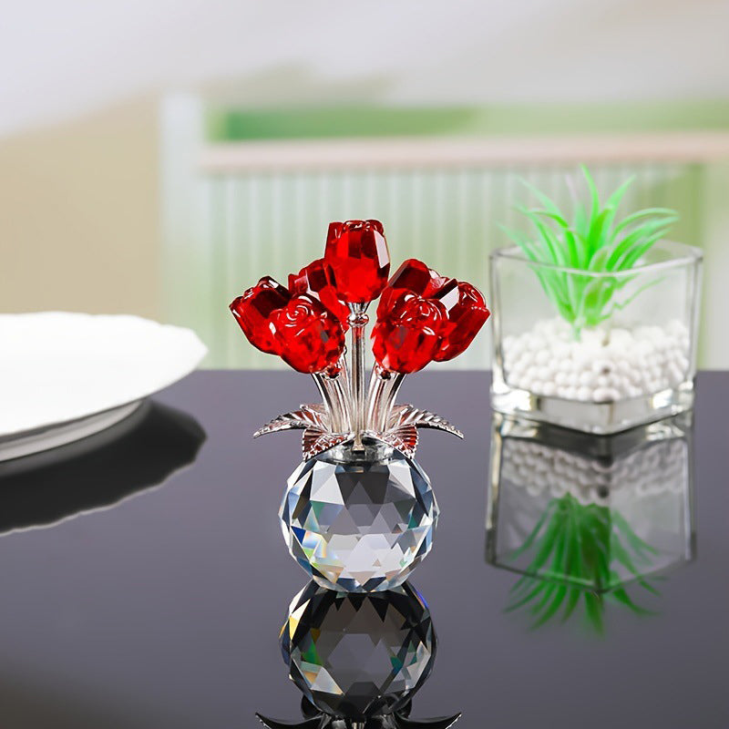 💎 60% OFF! 💎 Everlasting Crystal Rose in Vase – Handcrafted Sparkling Keepsake, Fade-Resistant & Perfect Gift 🌹✨