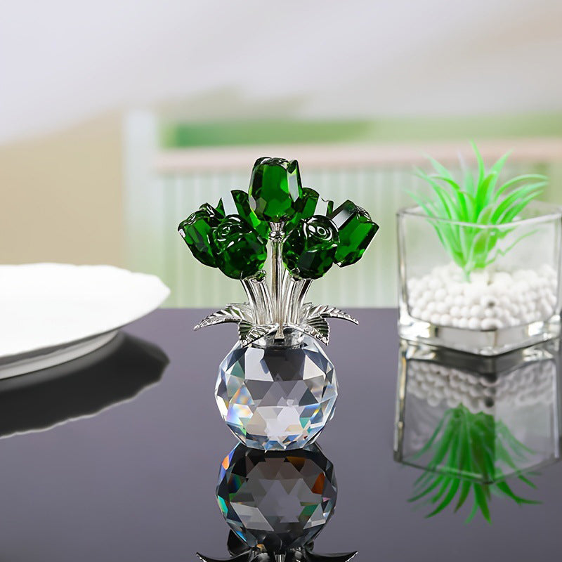 💎 60% OFF! 💎 Everlasting Crystal Rose in Vase – Handcrafted Sparkling Keepsake, Fade-Resistant & Perfect Gift 🌹✨