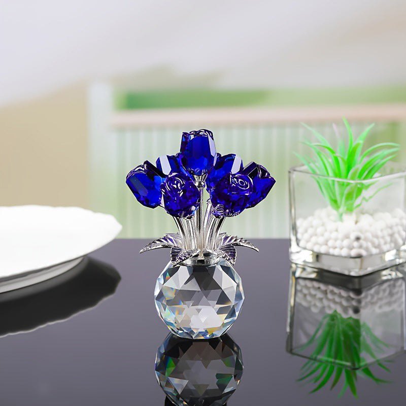 💎 60% OFF! 💎 Everlasting Crystal Rose in Vase – Handcrafted Sparkling Keepsake, Fade-Resistant & Perfect Gift 🌹✨