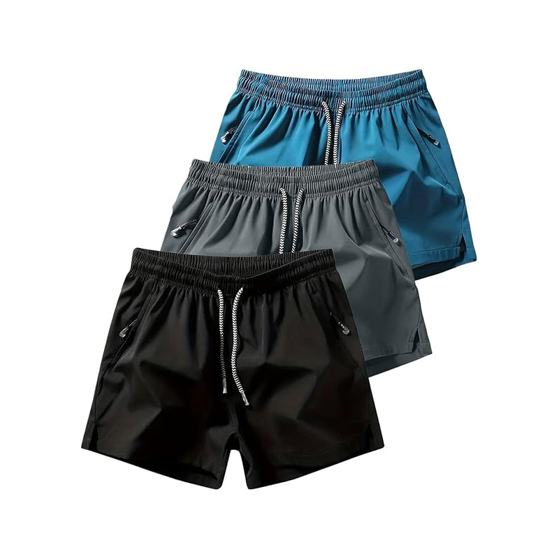 🏆 Meilleure Vente 2026 | Athletic Shorts with Quick-Dry Tech | Zipper Pockets for Essentials 📱💨【-50%】