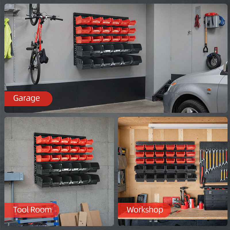 ⚡ HOT ITEM 2026 -50% | Wall Mount 30-Bin Organizer | Home & Office Must-Have 💼📌