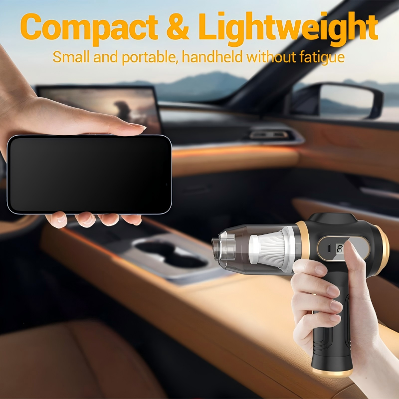 ⏳🔥LIMITED-TIME 50% OFF! ⏰🎉 2026 Sale — Over 25,000 Sold! 🚗 Cordless 4-in-1 Car Vacuum – 12000Pa Suction 💨