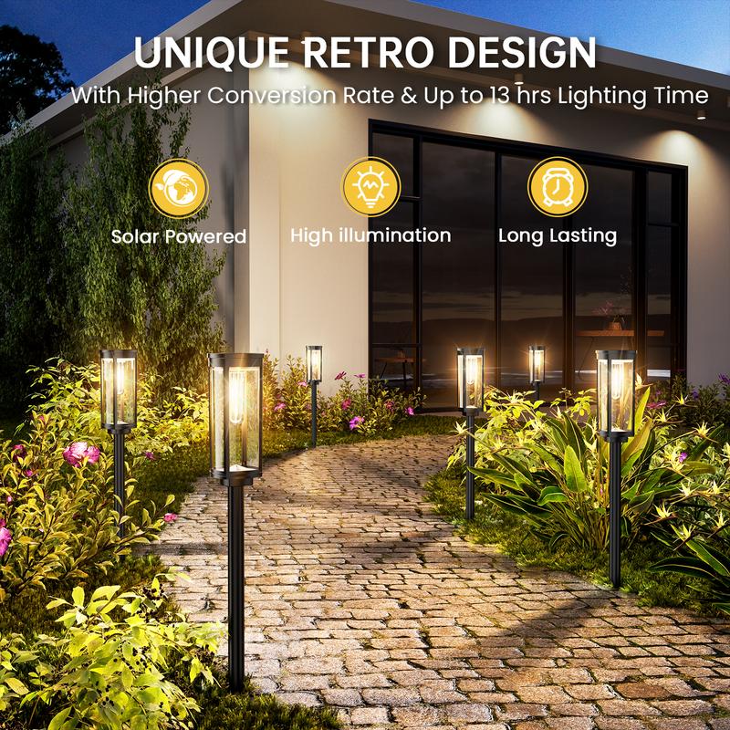 💥Solar Lights! Large panel, 12–14H & weatherproof. Brighten your garden – grab yours! ✅