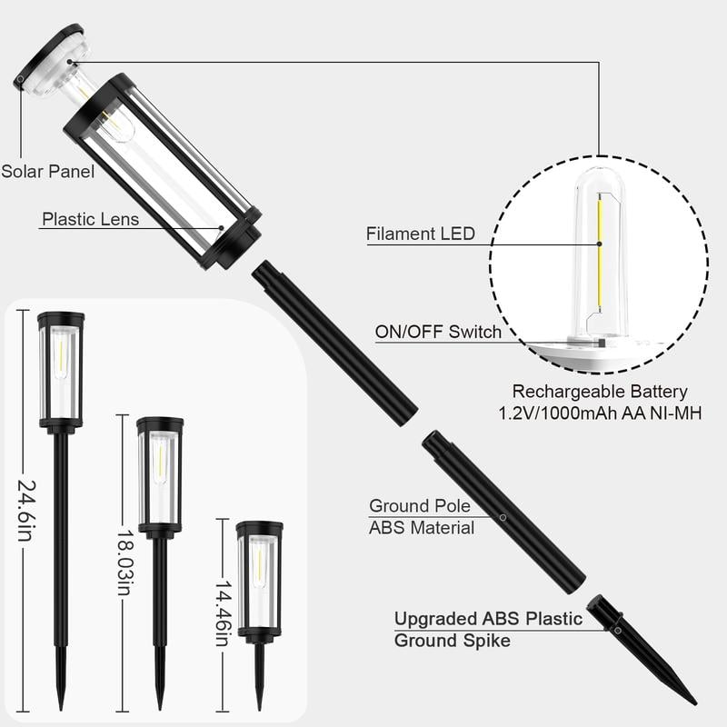 💥Solar Lights! Large panel, 12–14H & weatherproof. Brighten your garden – grab yours! ✅