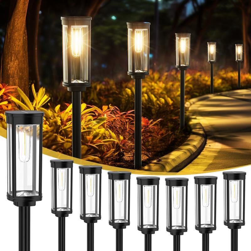 💥Solar Lights! Large panel, 12–14H & weatherproof. Brighten your garden – grab yours! ✅