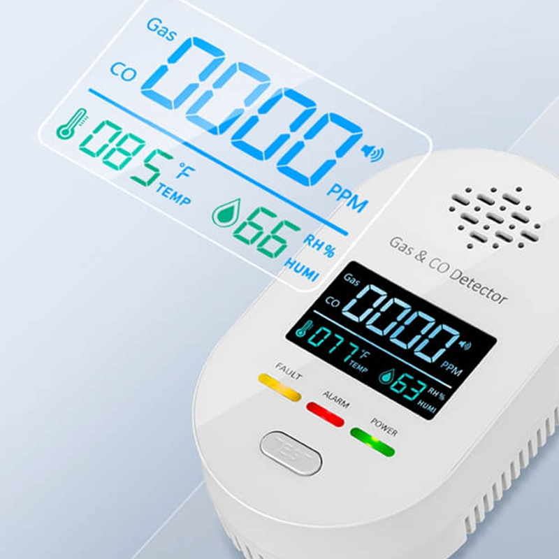 4-in-1 Plug in CO and Natural Gas Detector