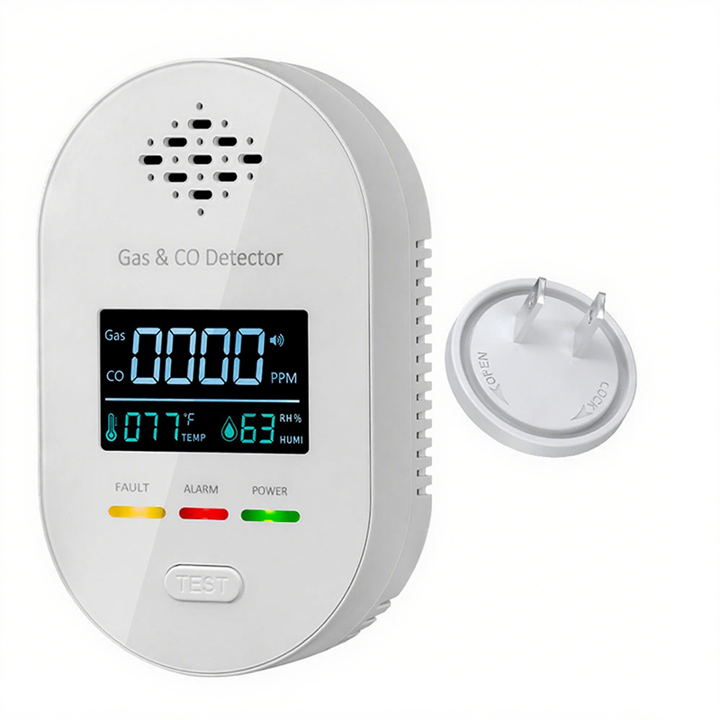 4-in-1 Plug in CO and Natural Gas Detector