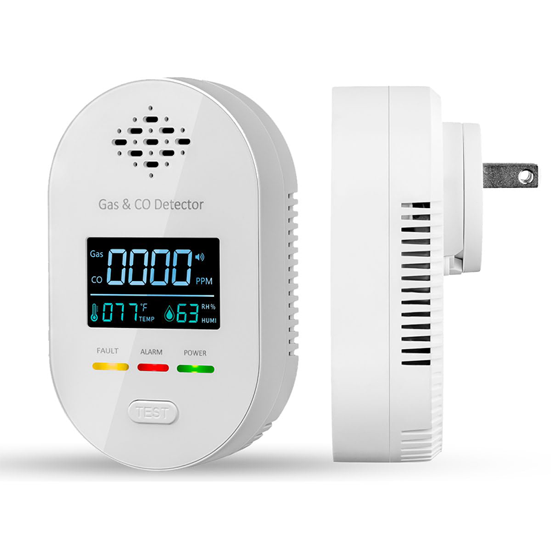 4-in-1 Plug in CO and Natural Gas Detector