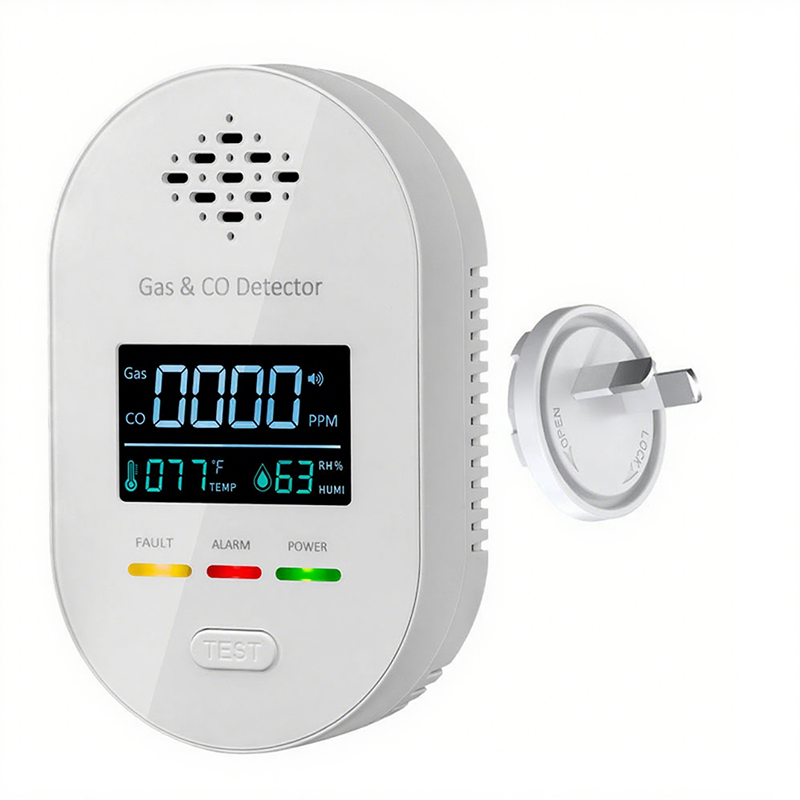 4-in-1 Plug in CO and Natural Gas Detector