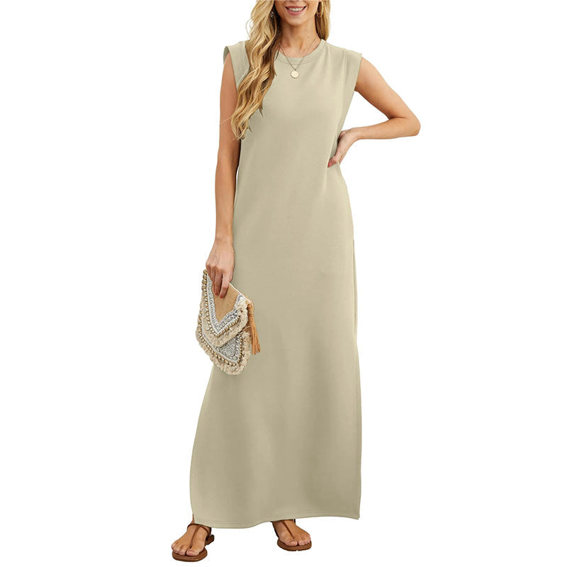 ⏳LAST DAY SALE 50% OFF!!💕Women's Wrinkle-Free Casual Dress with Split Hem