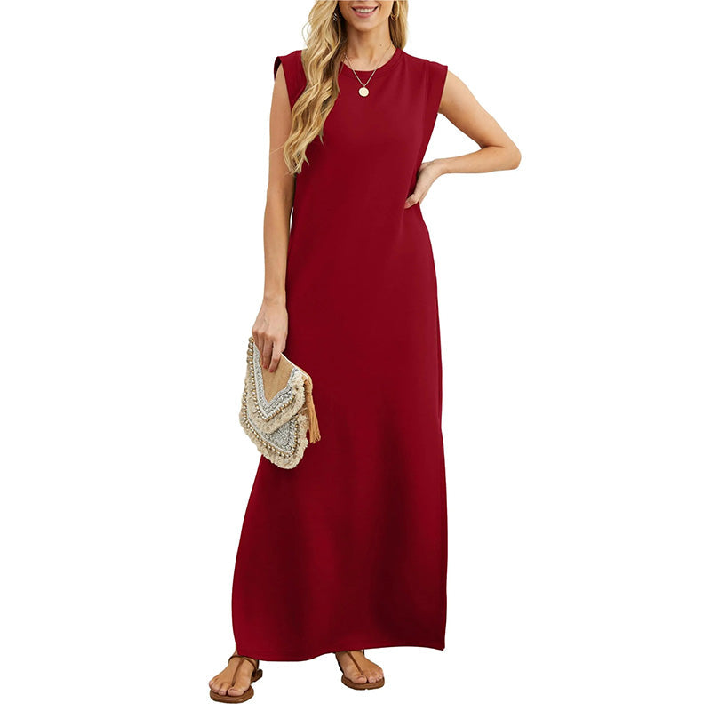⏳LAST DAY SALE 50% OFF!!💕Women's Wrinkle-Free Casual Dress with Split Hem
