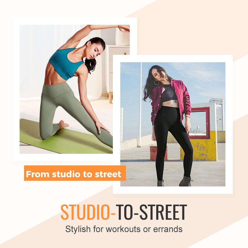 High Waisted Scrunch Butt Lifting Tummy Control Pocket Shaping Training Leggings