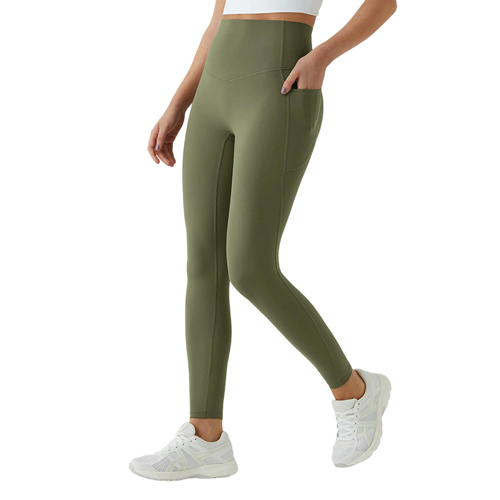 High Waisted Scrunch Butt Lifting Tummy Control Pocket Shaping Training Leggings