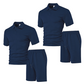 💞50K+ SOLD!💥👴🩳Men's Diamond Print 2-Piece Set – Ready in seconds! Soft, breathable top with easy shorts. No fuss, just style. Perfect for garden BBQs or coffee dates.