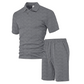 💞50K+ SOLD!💥👴🩳Men's Diamond Print 2-Piece Set – Ready in seconds! Soft, breathable top with easy shorts. No fuss, just style. Perfect for garden BBQs or coffee dates.