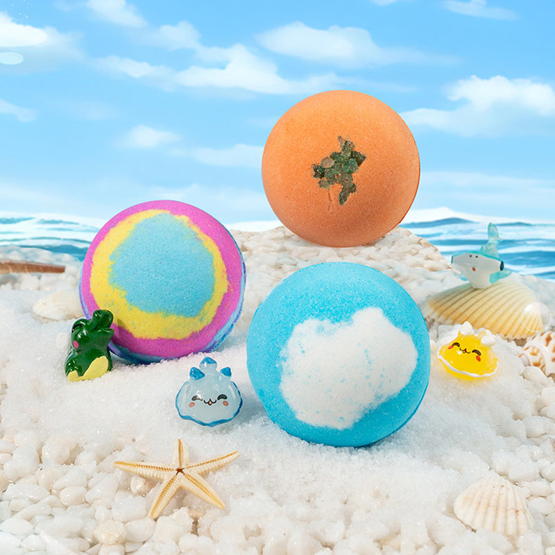 🛁 50% OFF |🌊 Ocean Theme Bath Bombs | 60g*12 Pcs, Foamy Bath Time & Fun Gift Idea ✨