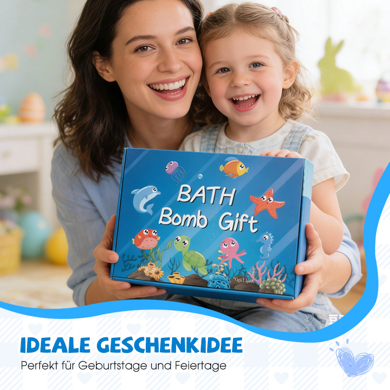🛁 50% OFF |🌊 Ocean Theme Bath Bombs | 60g*12 Pcs, Foamy Bath Time & Fun Gift Idea ✨