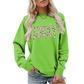 🍀St. Patrick’s Day Essential! Women's Lucky Shamrock Graphic Sweatshirt 🎁