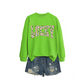 🍀St. Patrick’s Day Essential! Women's Lucky Shamrock Graphic Sweatshirt 🎁