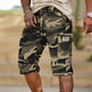 Men's Camouflage Cargo Shorts – Multi-Pocket, Adjustable Waist & Breathable Fabric (2XS–3XL)