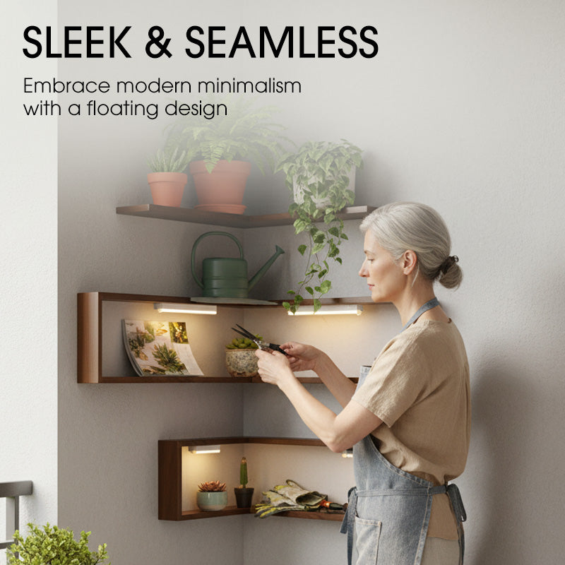 🥳2026 HOT SALE🥳💞55% OFF!✨ 💝Rustic Wood Corner Wall Shelf