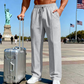 🔥While Supplies Last 50% OFF!🎉 Men's Elastic Waist Drawstring Straight Leg Pants