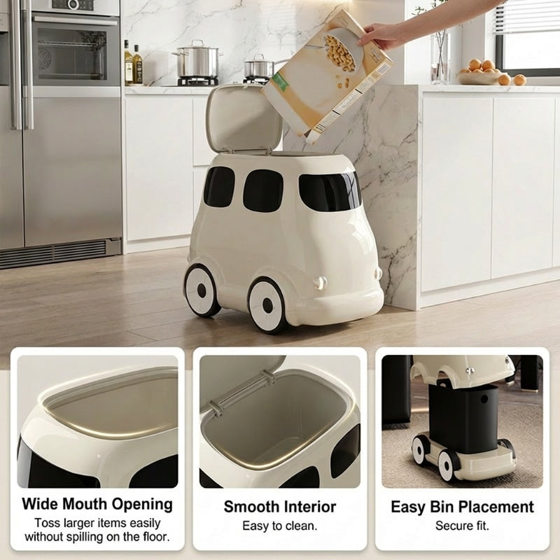 ✈ FREE UK DELIVERY🚀Baby Bus Movable Trash Can