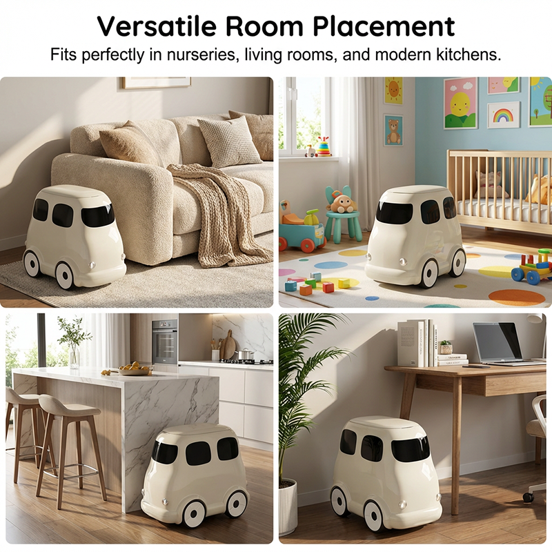 ✈ FREE UK DELIVERY🚀Baby Bus Movable Trash Can