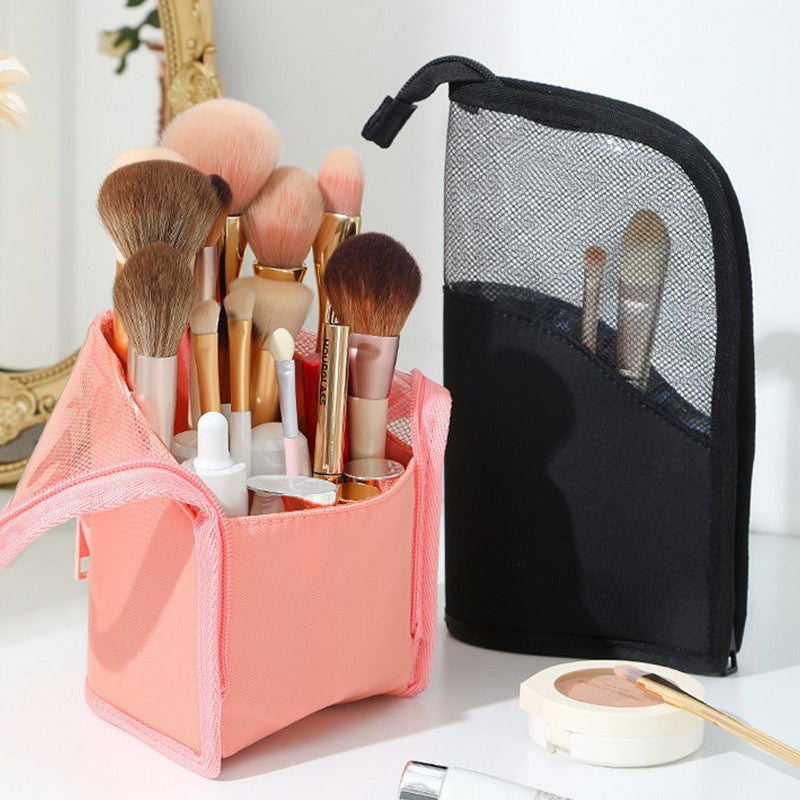 💖Upright Standing Makeup Brush Bag💖