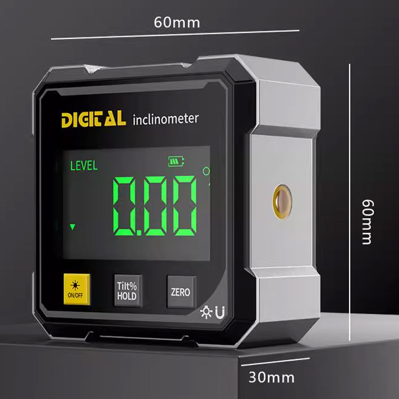 🥳2026 HOT SALE🥳💞50K+ SOLD!🌿 4-Side Magnetic Digital Angle Finder with Laser