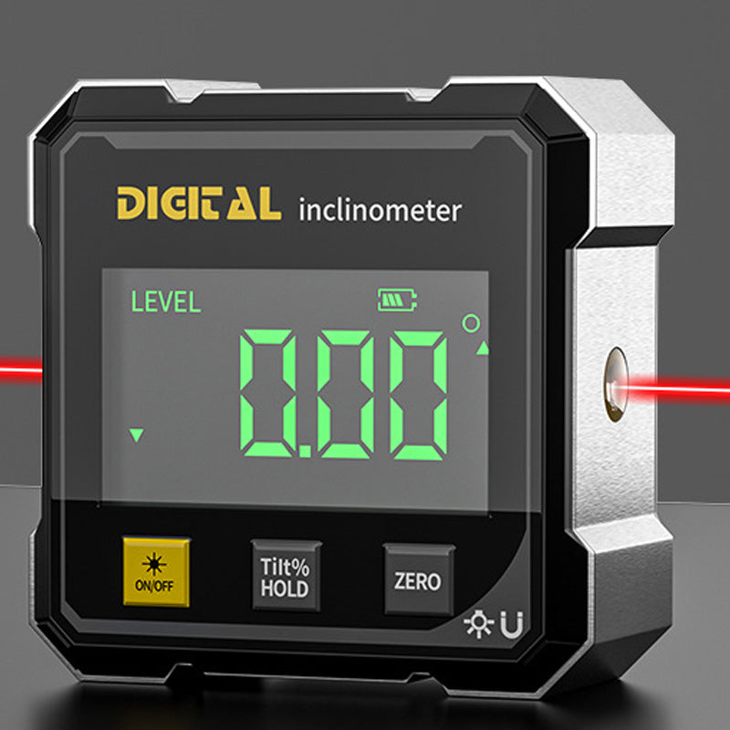 🥳2026 HOT SALE🥳💞50K+ SOLD!🌿 4-Side Magnetic Digital Angle Finder with Laser