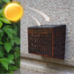 Solar Powered LED Hollow Wall Light for Pathway & Yard