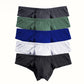 Solid Color Breathable Men's Briefs With Low Waist