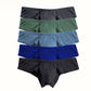Solid Color Breathable Men's Briefs With Low Waist