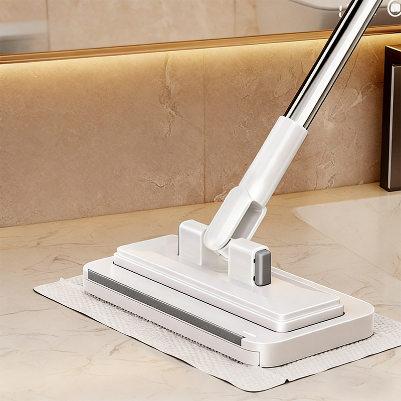 🧹 50% OFF NOW! ✨ Telescopic Flat Dust Mop – Long handle, shark-tooth lock & deep-cleaning – Perfect for ceilings, cabinets & walls 🏠
