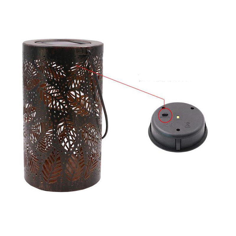 Hanging Solar Shadow Lantern with Hollow Design